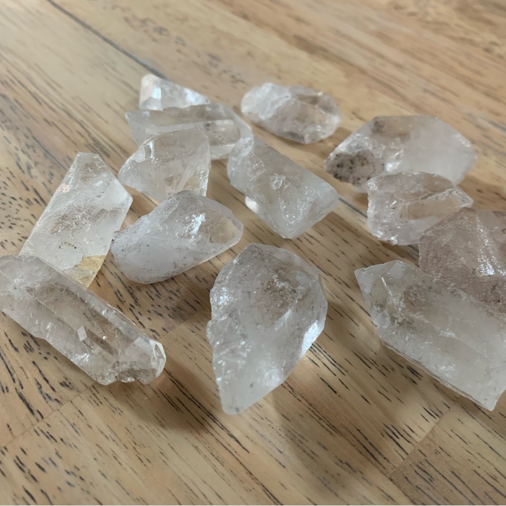 Natural Clear Quartz Crystal Set - Picture 3 of 3